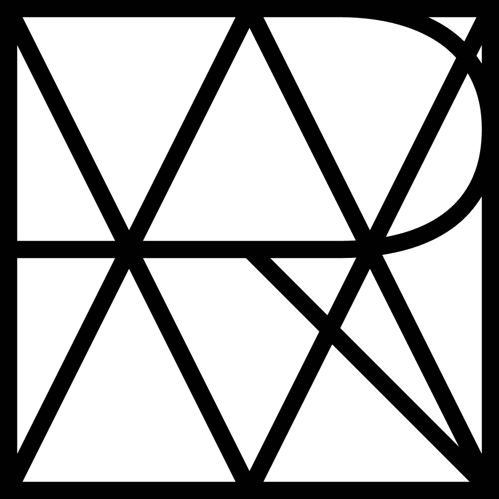 Abstract Logo of Emra Home Fashion with geometric lines, forming letters.